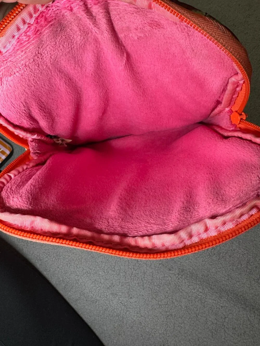 Marc Jacobs coral snakeskin quilted nylon tablet case